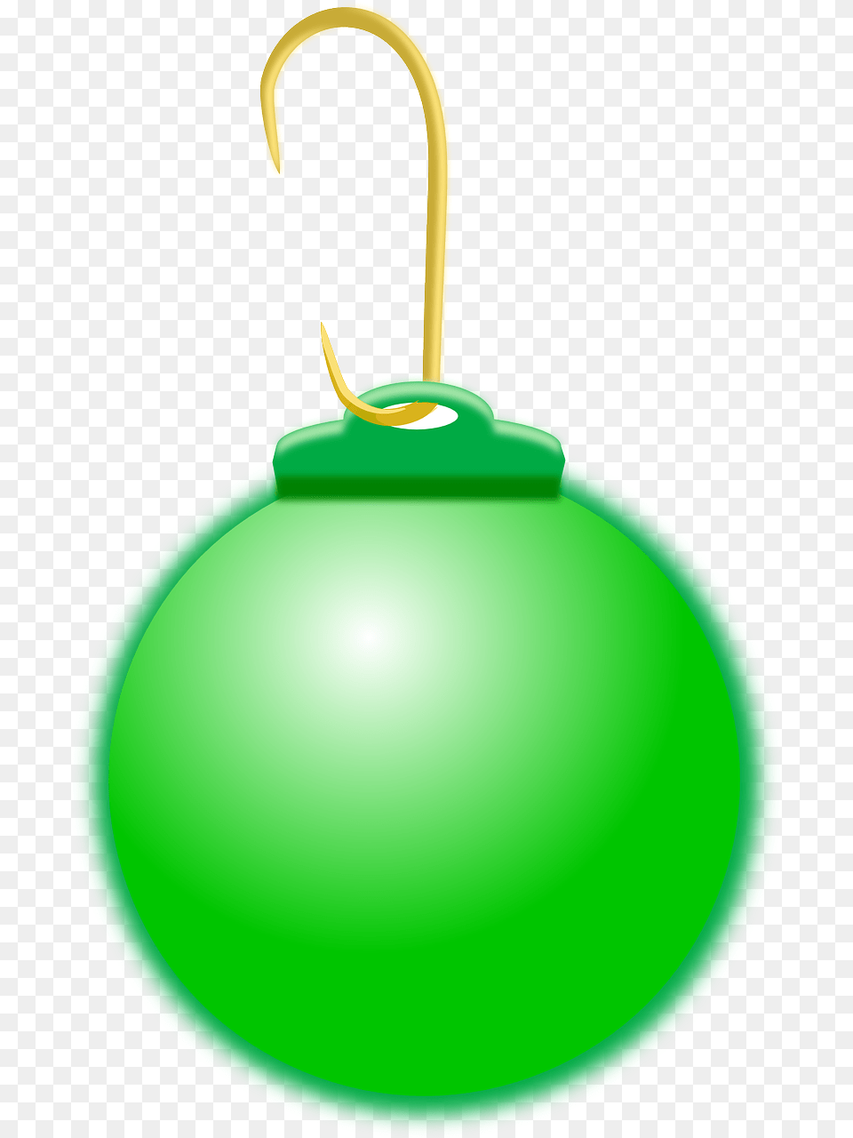 Bola De Natal Verde Natal Rodada Green Ornament Clip Art, Accessories, Weapon, Ammunition, Electronics Png Image