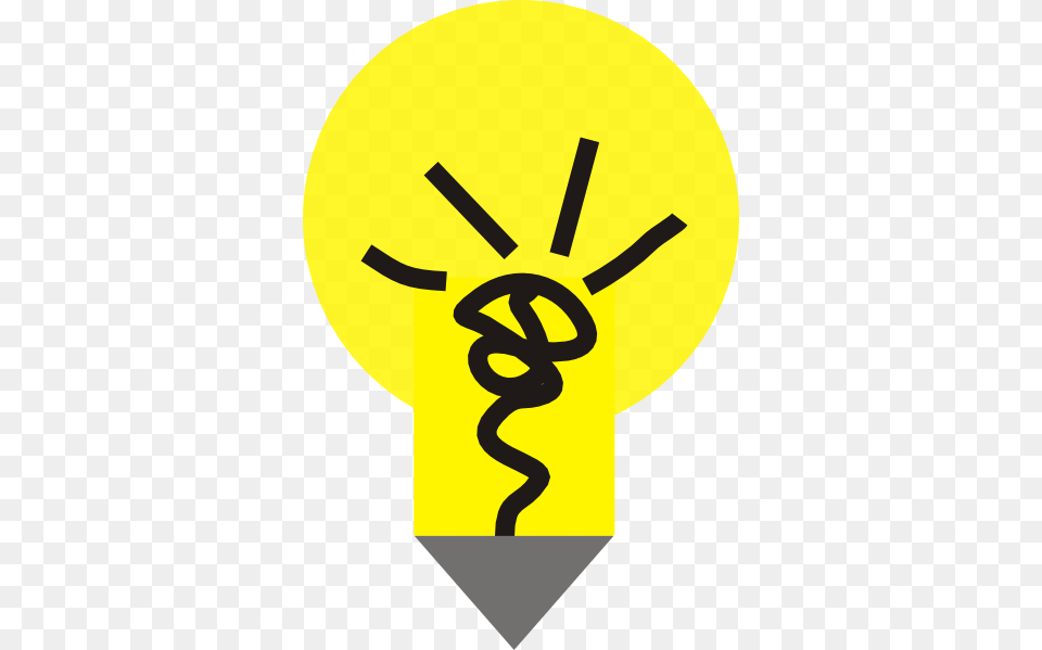 Bola Lampu Clipart 2 By Deborah Lampada Amarela, Light, Lightbulb, Person Png Image