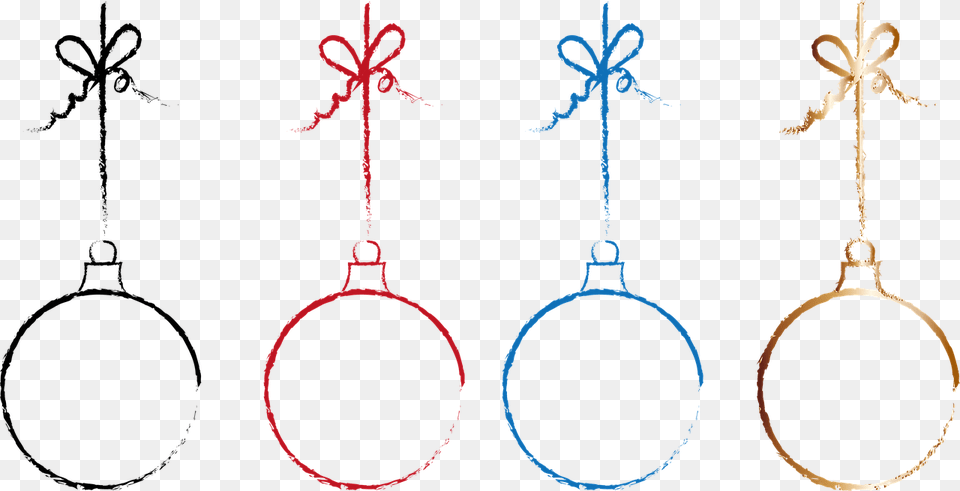 Bolas De Navidad Lineas, Accessories, Earring, Jewelry, Necklace Free Transparent Png