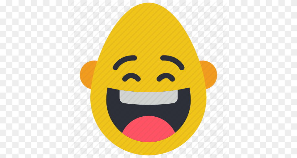 Bold Emojis Happy Laugh Lol Man Smiley Icon, Face, Head, Person, Food Free Png
