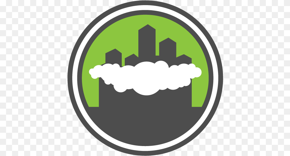 Bold Modern Cigarette Logo Design For Cloud City Clipart Cloud City Vape Logo, Sticker, Architecture, Building, Factory Png Image