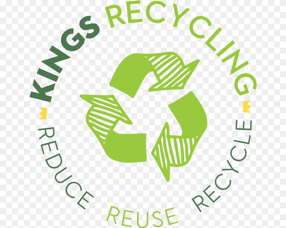 Bold Modern Waste Management Logo Design For Kings Waste Sorting, Recycling Symbol, Symbol, Person Free Png