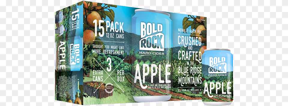 Bold Rock Cider Cans, Advertisement, Can, Poster, Tin Free Png