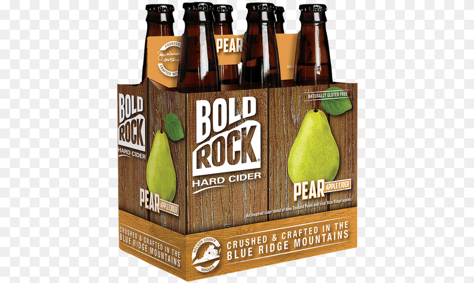 Bold Rock Pear Cider Bold Rock Harvest Haze, Alcohol, Beer, Beverage, Plant Png