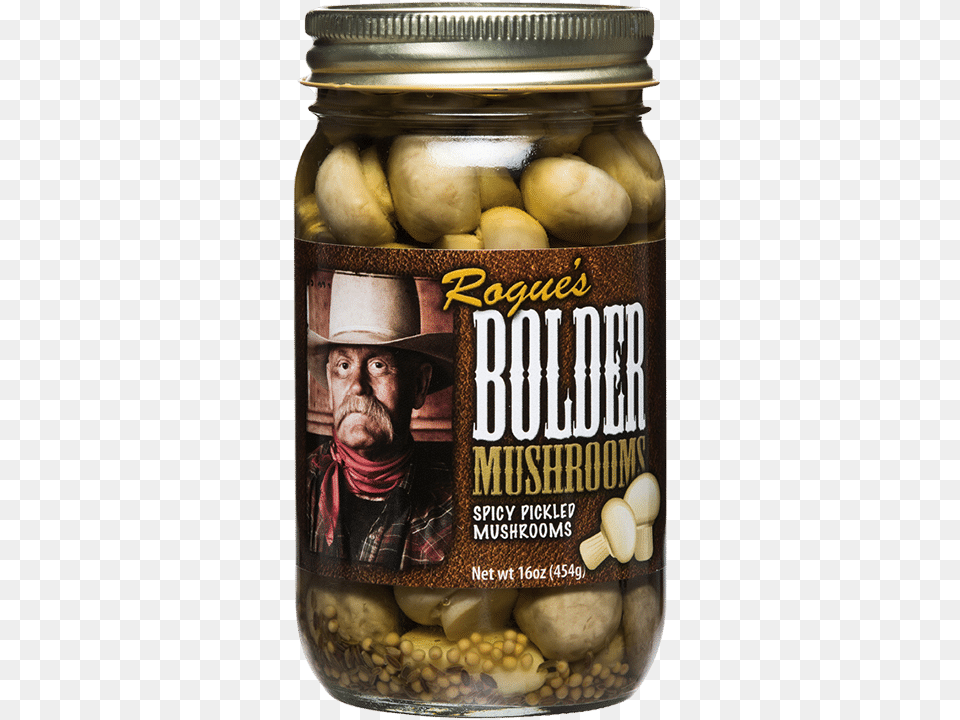 Bolder Mushrooms, Jar, Relish, Food, Pickle Free Transparent Png