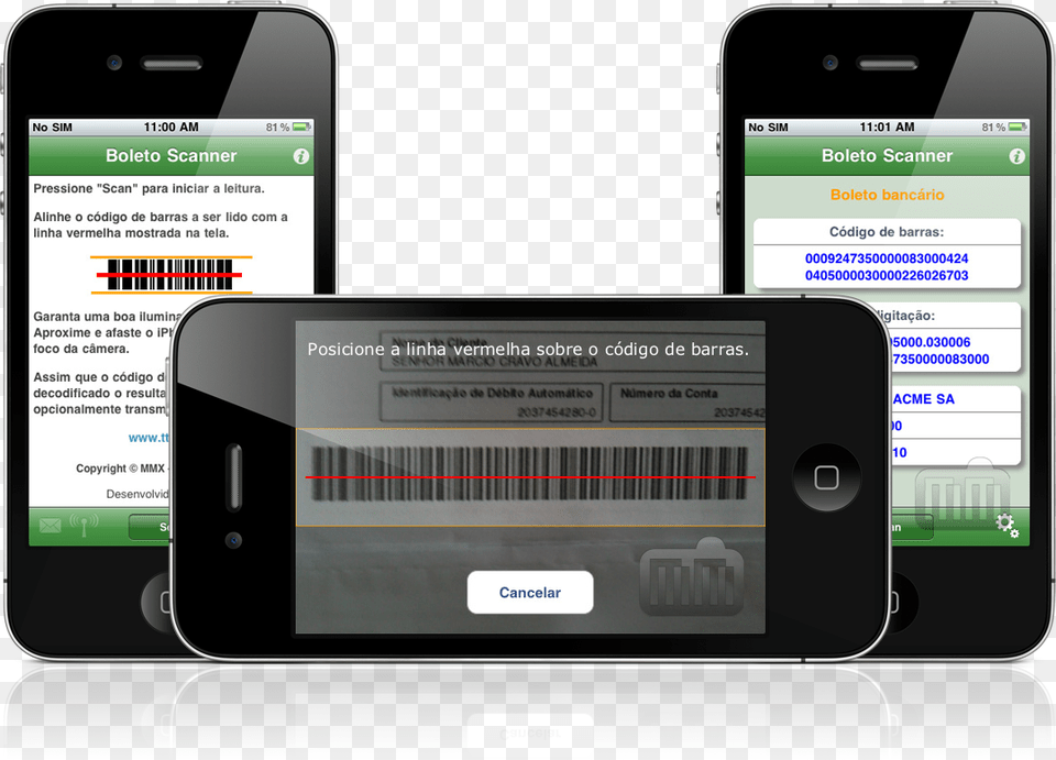 Boleto Scanner Iphone Iphone, Electronics, Mobile Phone, Phone Free Transparent Png