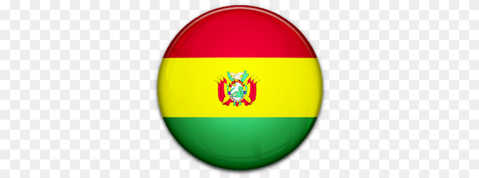 Bolivia Flag Icon Bolivia Flag, Logo, Sphere, Badge, Symbol Free Transparent Png