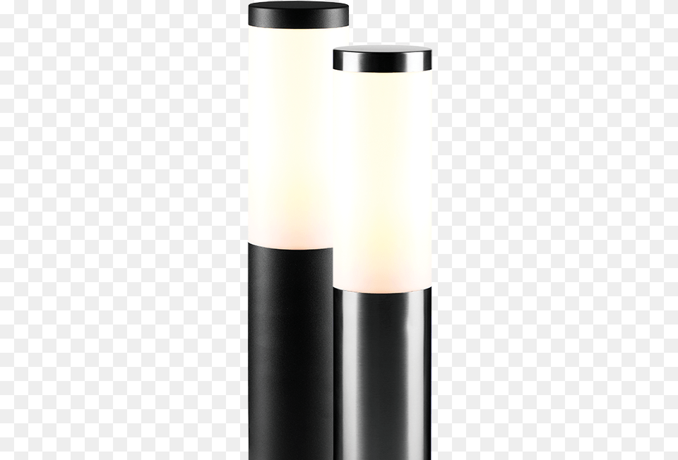 Bollard Lights Black And Stainless Steel Lampshade, Cylinder, Lamp, Bottle, Shaker Free Png