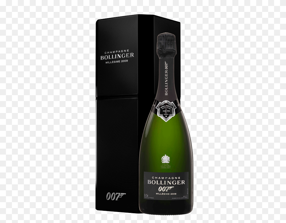 Bollinger James Bond 007 2009, Alcohol, Beverage, Bottle, Liquor Free Transparent Png