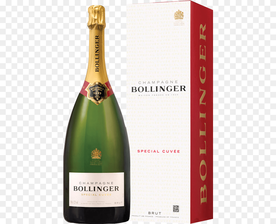 Bollinger Special Cuve Magnum, Alcohol, Beverage, Bottle, Liquor Png Image