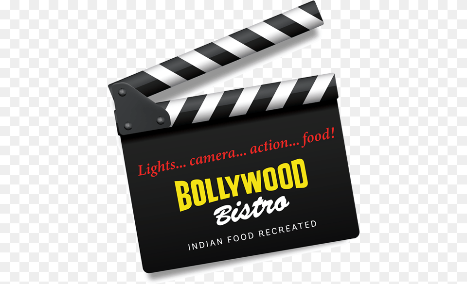 Bollywood Bistro Horizontal, Clapperboard, Text Free Transparent Png