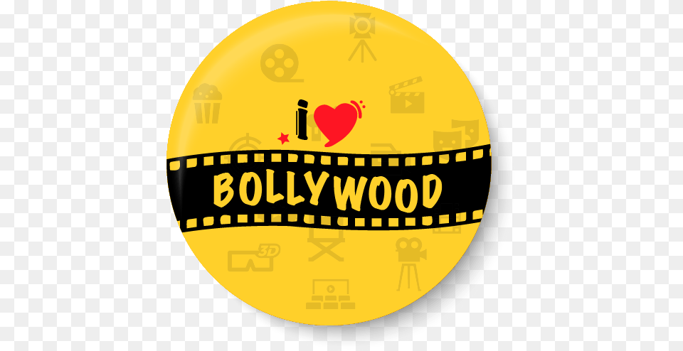 Bollywood Bollywood Badge, Logo, Symbol, Disk Free Png