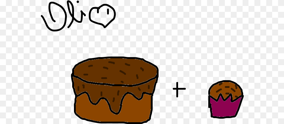 Bolo De Brigadeiro, Cake, Cream, Cupcake, Dessert Free Png Download