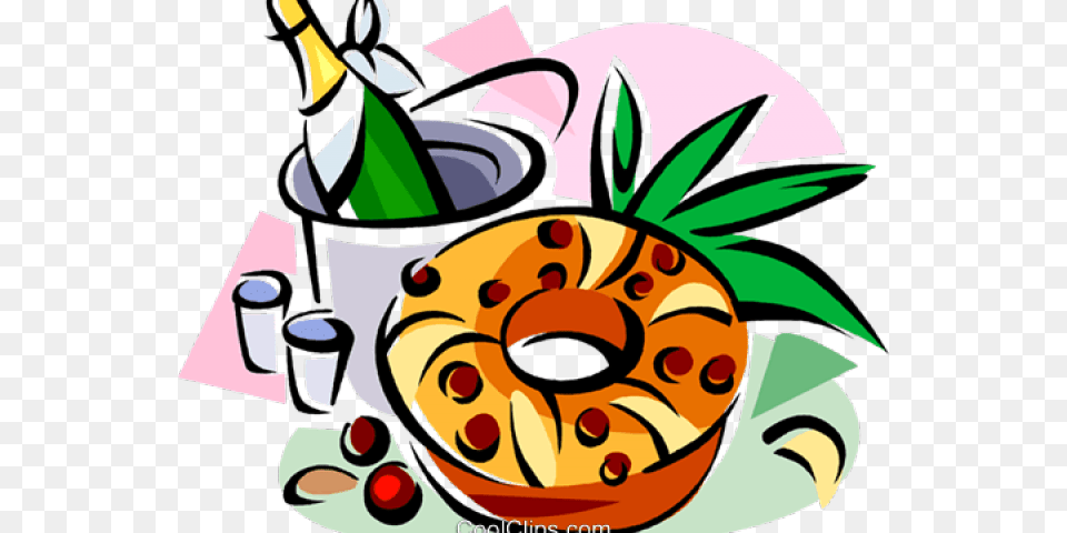 Bolo Rei Clipart, Sweets, Food, Produce, Fruit Png