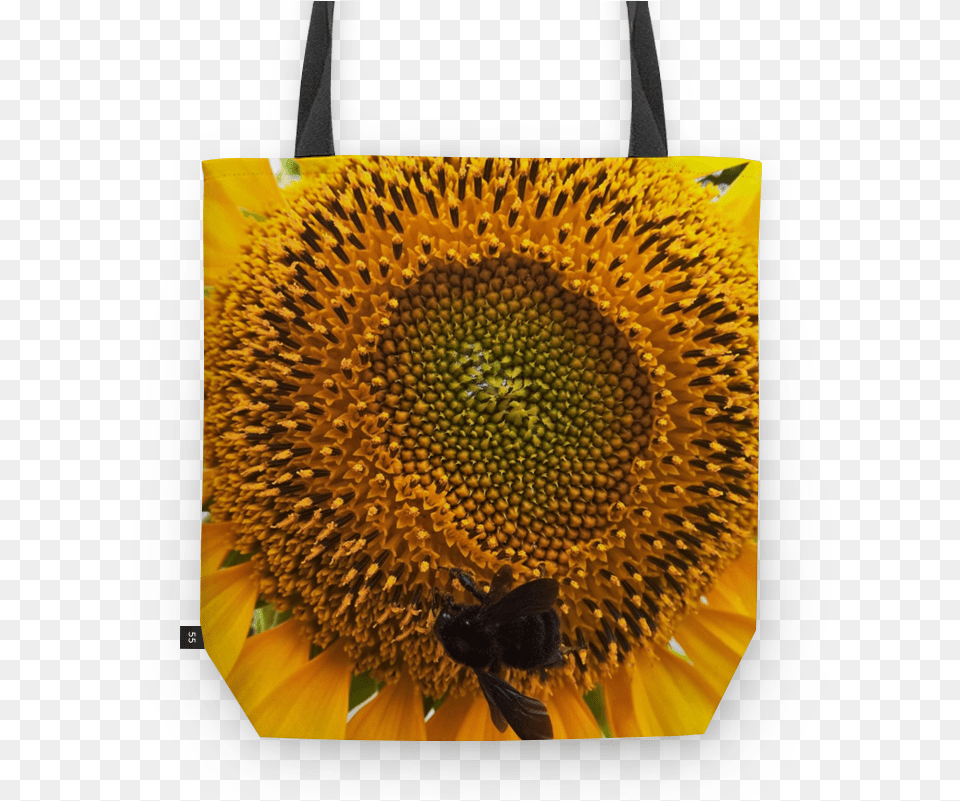 Bolsa Abelha E Girasol De Mller Borgesna Fusca Florais, Sunflower, Flower, Plant, Bag Png Image