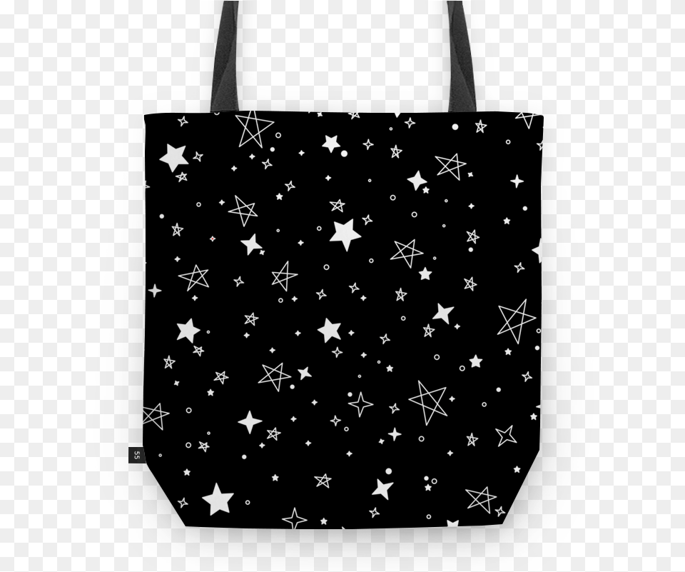 Bolsa Estrelas Brancas De Incantarena Tote Bag Com Frases, Accessories, Handbag, Tote Bag, Formal Wear Free Png Download
