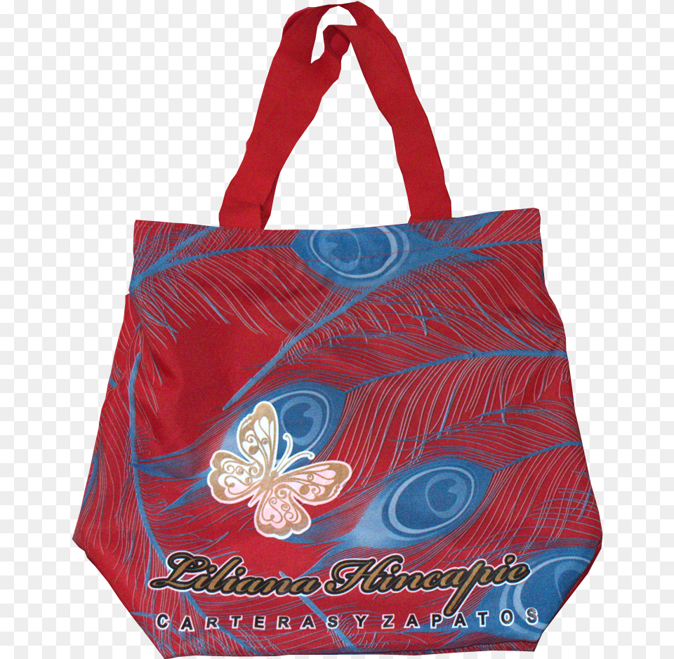 Bolsa Tela Plumas Rojas Tote Bag, Accessories, Handbag, Purse, Tote Bag Png Image