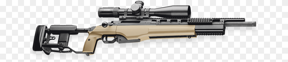 Bolt Action Short Sniper Rifle Shown With Rifle Sako Trg 42 Integrated Tactical Rail System, Firearm, Gun, Weapon, Handgun Free Png