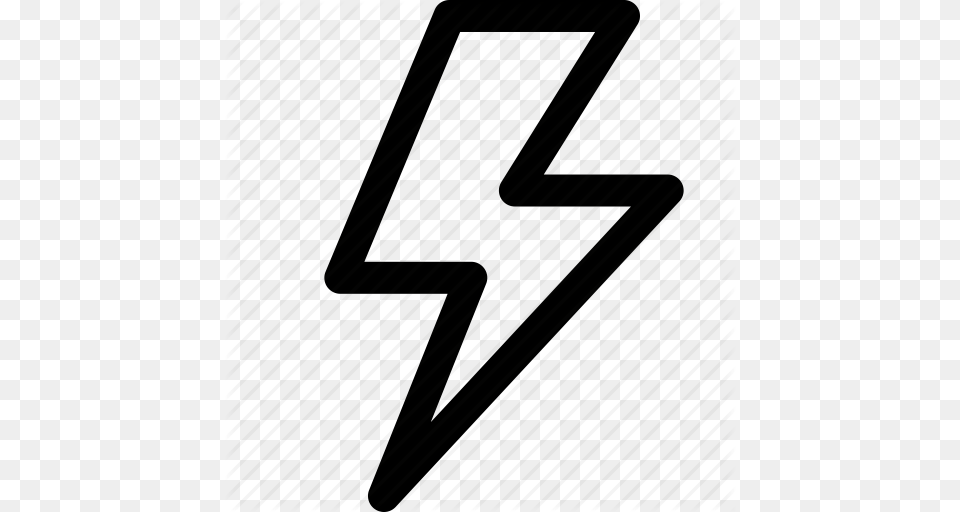 Bolt Charge Electricity Lightning Lightning Strike Icon, Cutlery, Fork, Number, Symbol Free Png