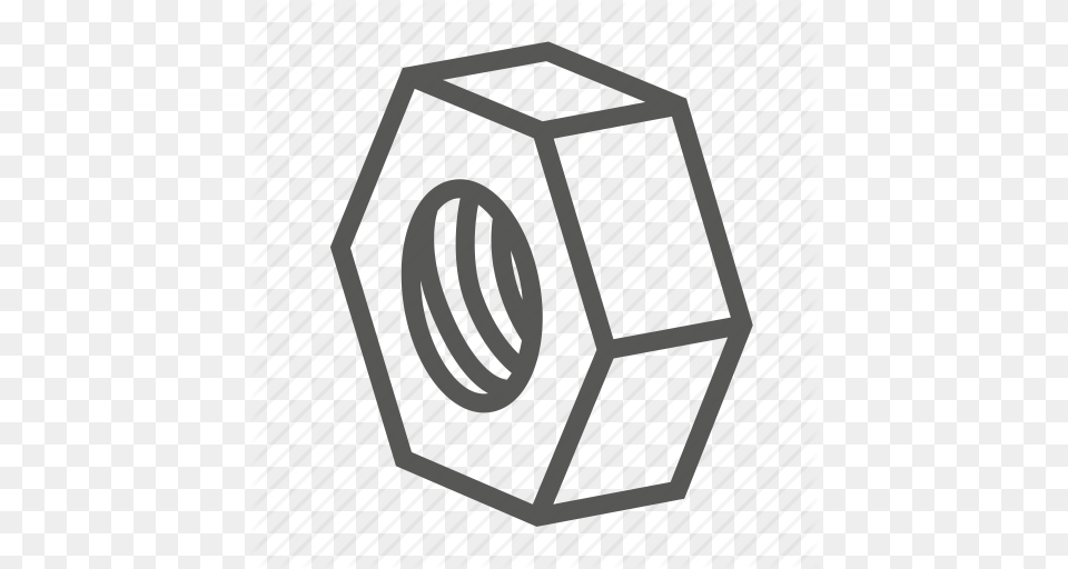 Bolt Hardware Nut Nut For A Bolt On Top Screw Screw Cap Icon, Machine, Spoke, Accessories, Formal Wear Png Image