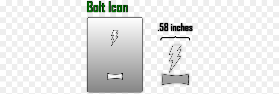 Bolt Icon Airbrush Stencil Lightning, Text, White Board, Symbol Png Image