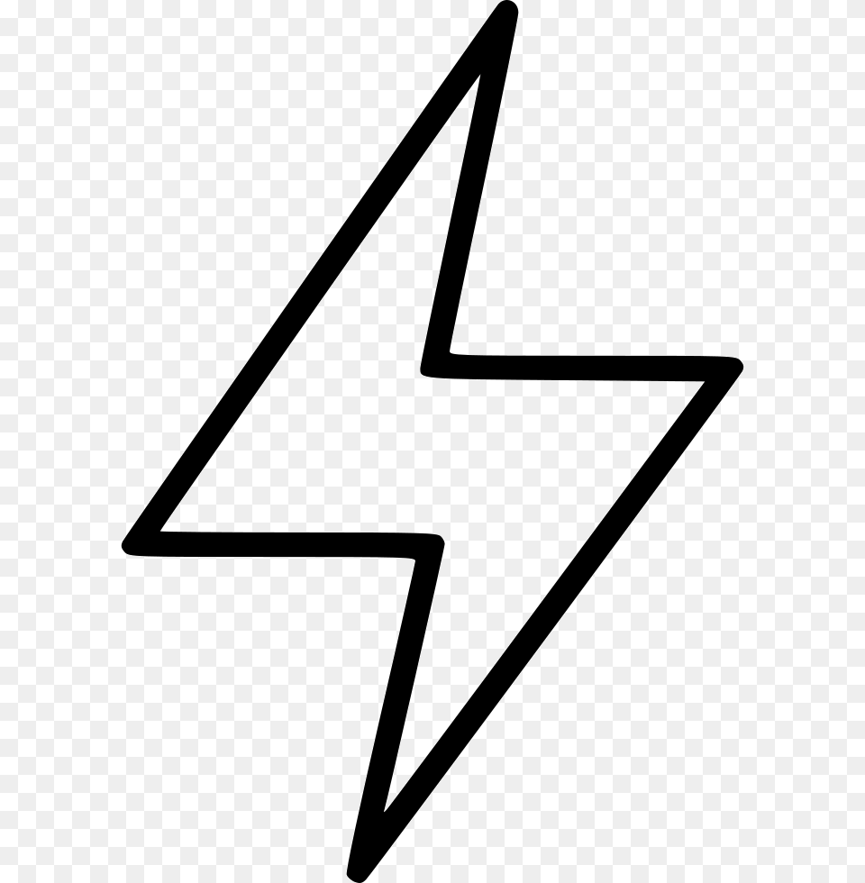 Bolt Lightning Icon Download, Star Symbol, Symbol, Bow, Weapon Free Transparent Png