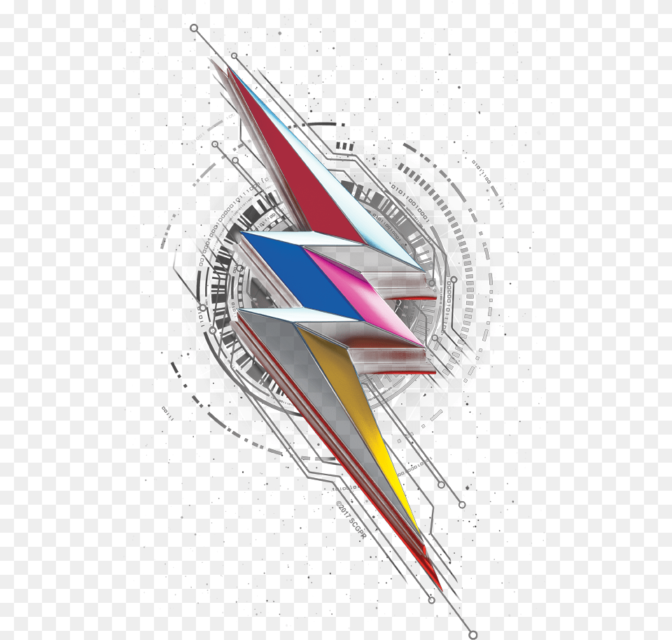 Bolt Sigil Mens Ringer T Transparent Power Rangers Lightning Bolt, Emblem, Symbol Png