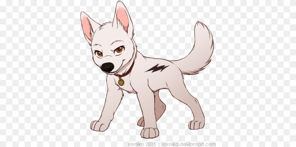 Bolt The Dog Cartoon, Animal, Pet, Mammal, White Dog Free Png Download