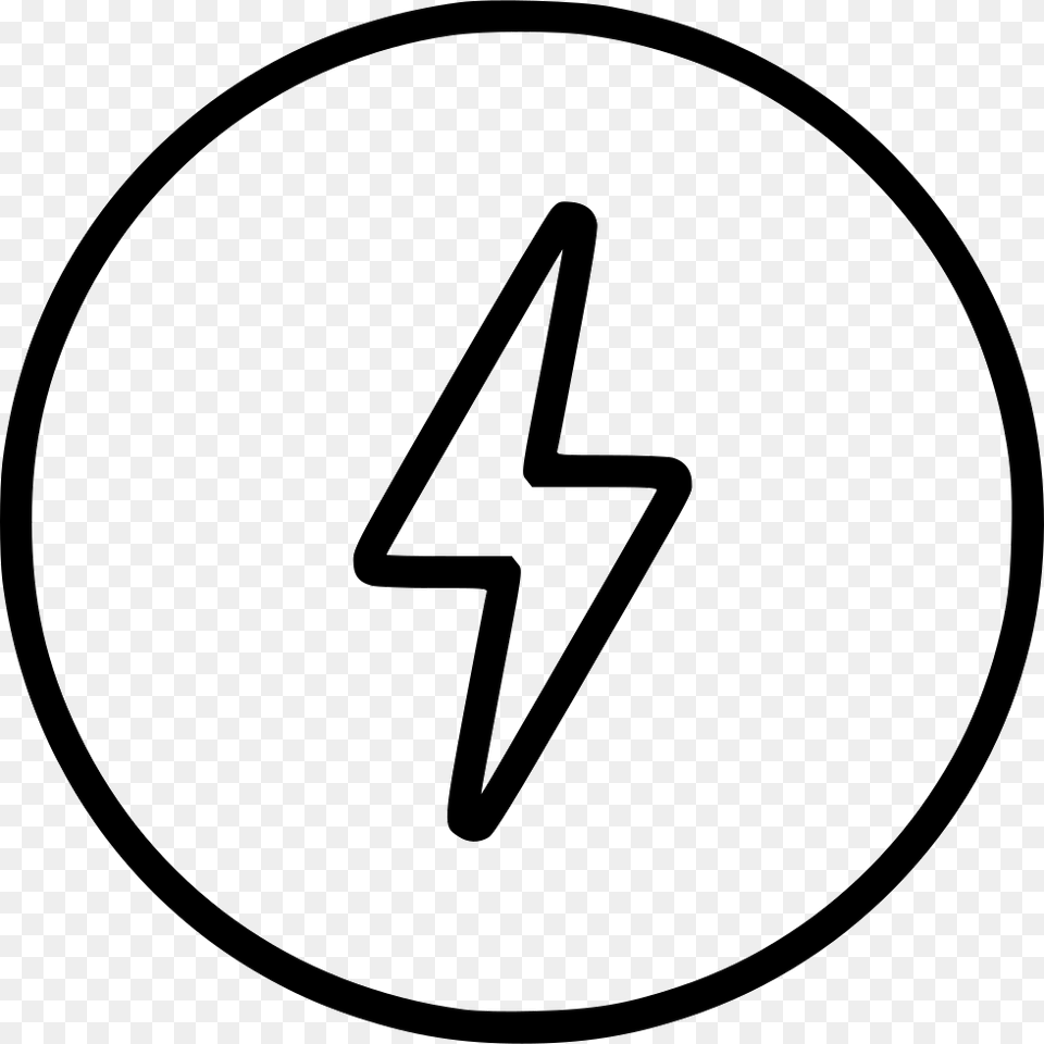 Bolt Thunder Speed Charge Energy Fast Charging Icon Symbol, Number, Text, Star Symbol Free Png Download