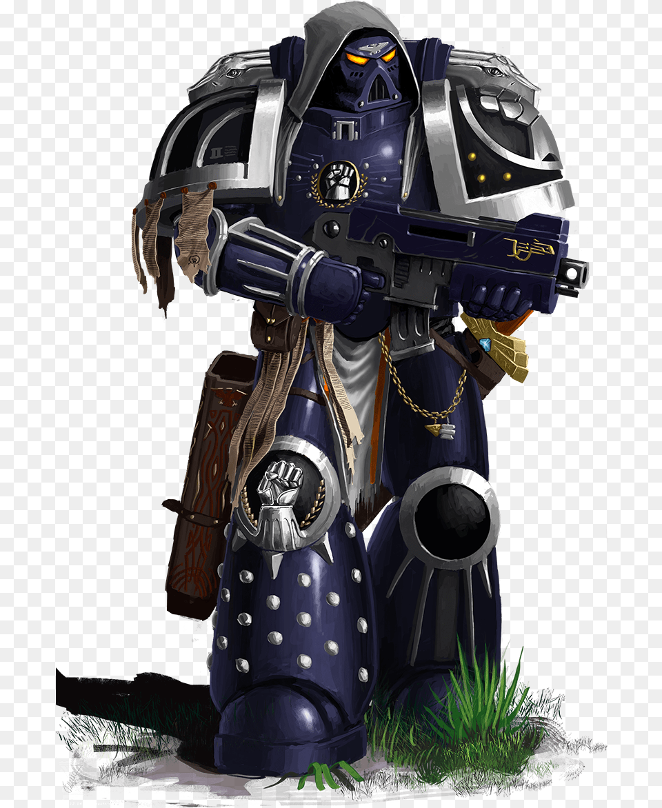 Bolter Imperium Portrait Space Marines Themaestronoob Warhammer, Gun, Weapon, Adult, Female Free Png Download