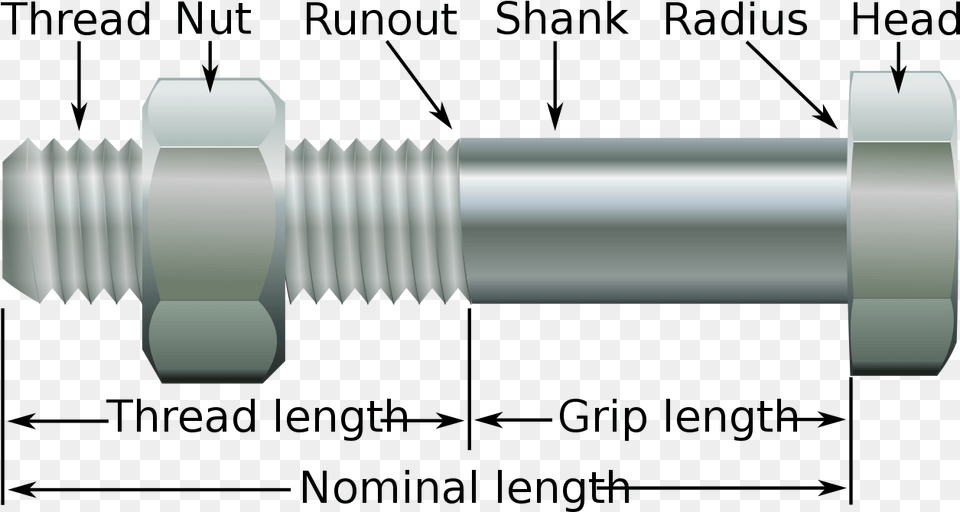 Bolts And Nuts Vector, Machine, Screw Free Transparent Png