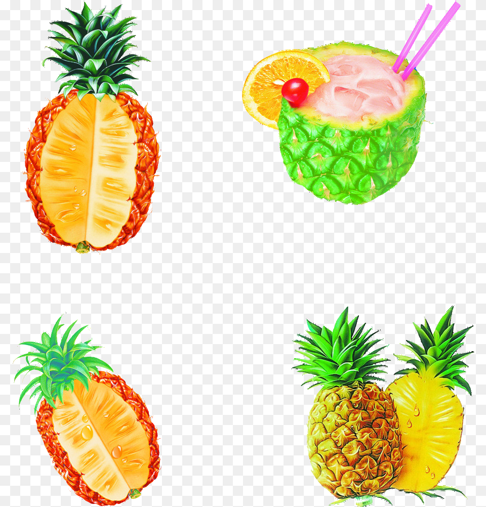 Boluo Fan Fruit Dashu Pineapple, Food, Plant, Produce Png Image