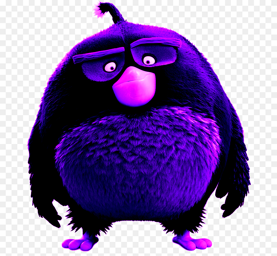 Bomb Angry Birds The Movie Bomb, Purple, Animal, Bird, Cartoon Free Png Download