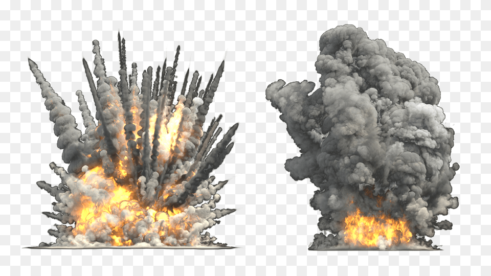Bomb Blast Hd, Plant, Art, Collage Png Image