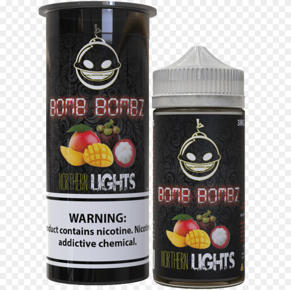 Bomb Bombz Northern Lights Ice, Tin, Can, Alcohol, Beer Png Image