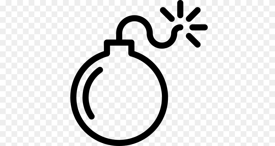 Bomb Bug Icon, Gray Png