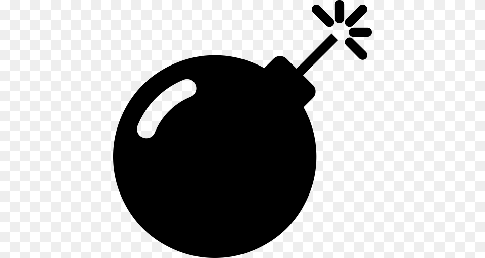 Bomb Celebration Danger Icon With And Vector Format For, Gray Free Png Download
