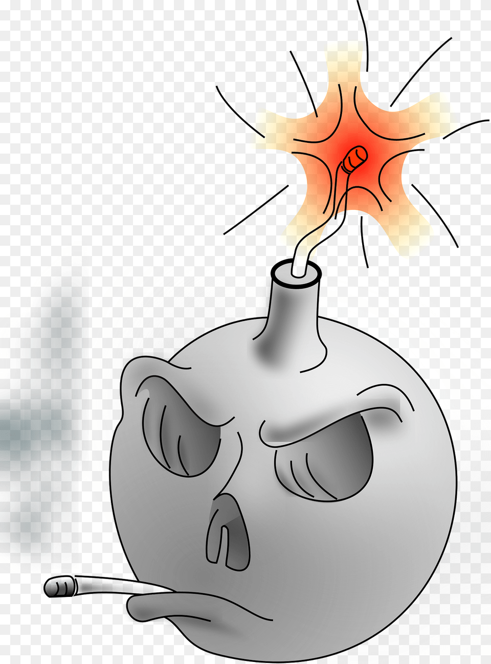Bomb Clipart, Light, Art, Drawing, Adult Png Image