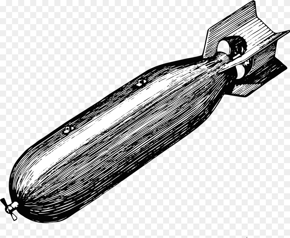 Bomb Clipart, Weapon, Ammunition, Torpedo Png Image
