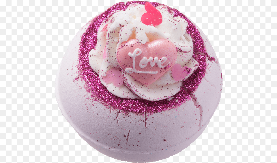 Bomb Cosmetics Bath Blaster Fell In Love With A Swirl, Birthday Cake, Cake, Cream, Dessert Free Png Download