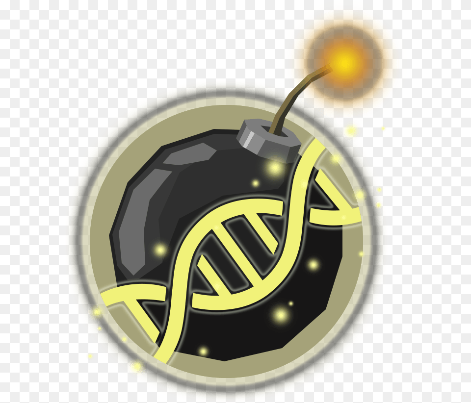 Bomb Dna Icon 2d Explosive, Ammunition, Weapon Free Transparent Png