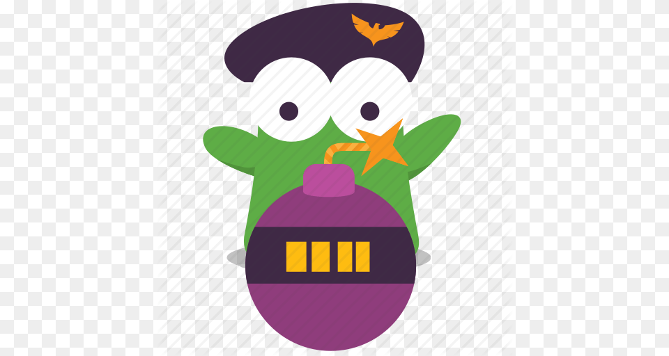 Bomb Emoji Icon, Purple, Art, Graphics, Animal Free Png Download
