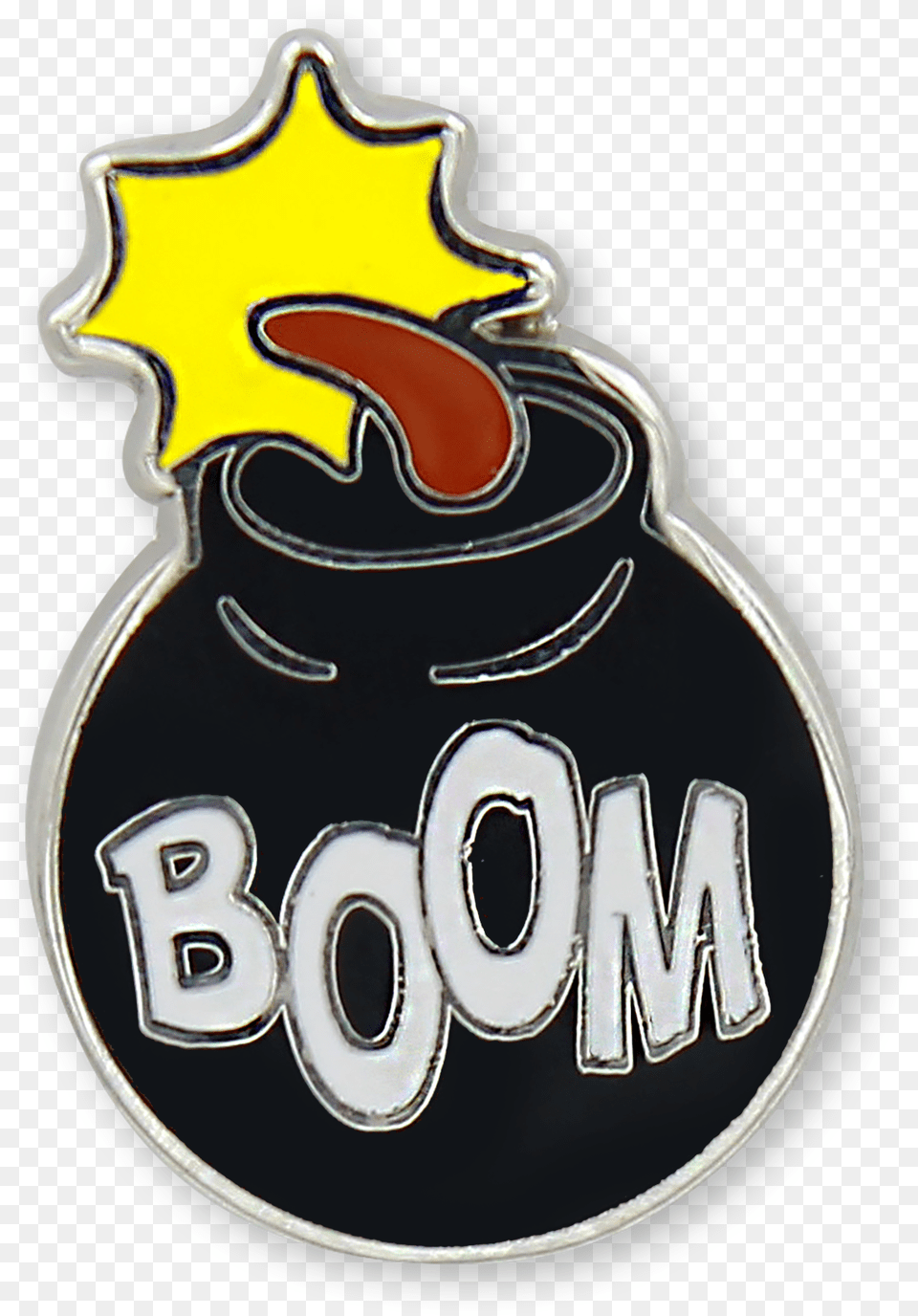 Bomb Enamel Pin Emblem, Logo, Accessories, Jewelry, Locket Free Png Download