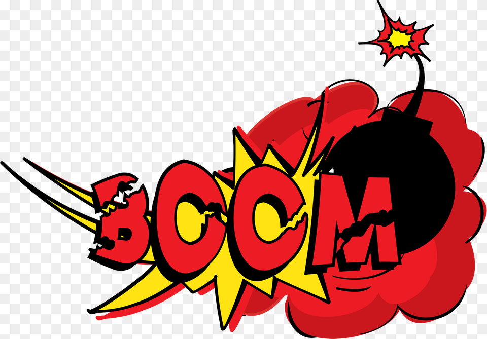 Bomb Explosion Boom Clipart, Dynamite, Weapon, Art Free Png Download