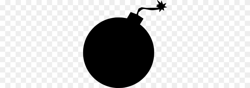 Bomb Explosion Nuclear Weapon Cartoon, Gray Free Transparent Png