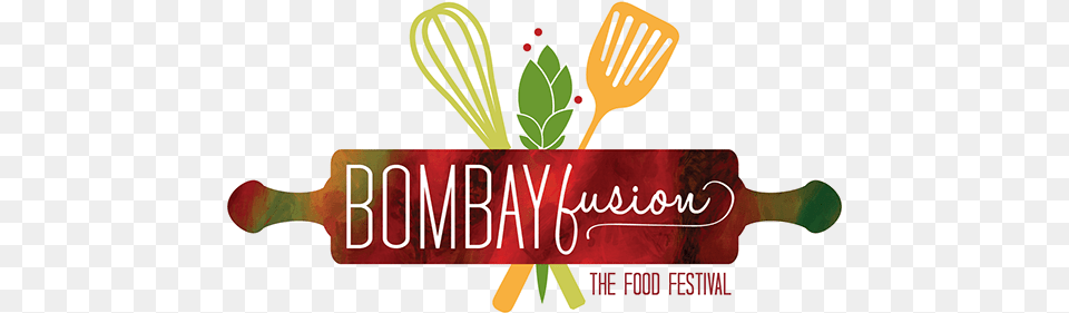 Bombay Fusion Food Festival Logo Design For Food Blog, Cutlery Free Transparent Png