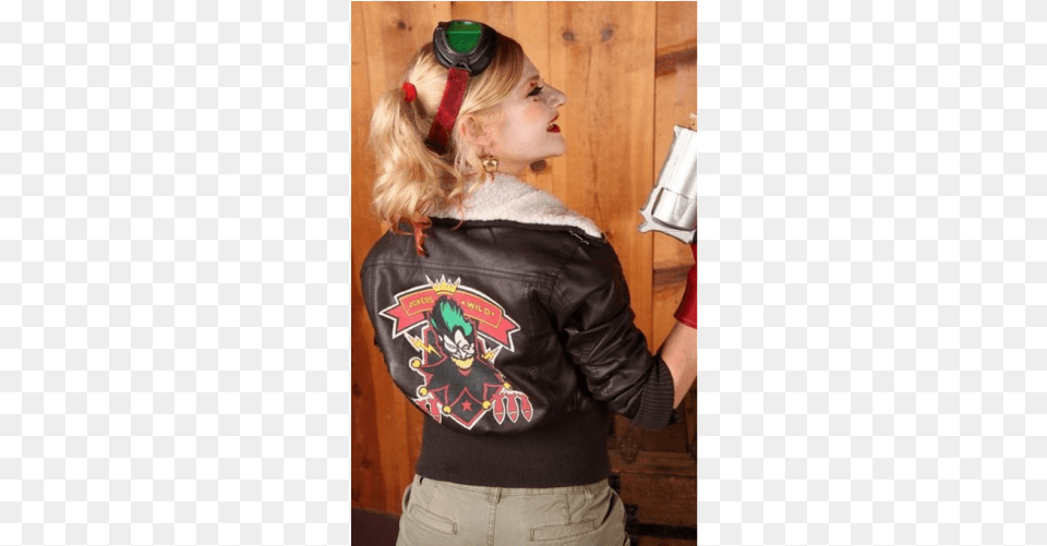 Bomber Jacket Harley Quinn, Clothing, Coat, Adult, Female Free Transparent Png