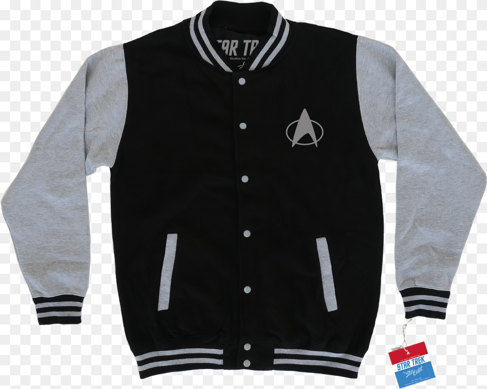 Bomber Jacketclass Star Trek Enterprise Sweater, Clothing, Coat, Jacket, Long Sleeve Png Image
