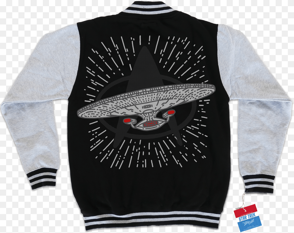 Bomber Jacketclass Star Trek Enterprise Sweater, Clothing, Hat, Long Sleeve, Sleeve Free Png