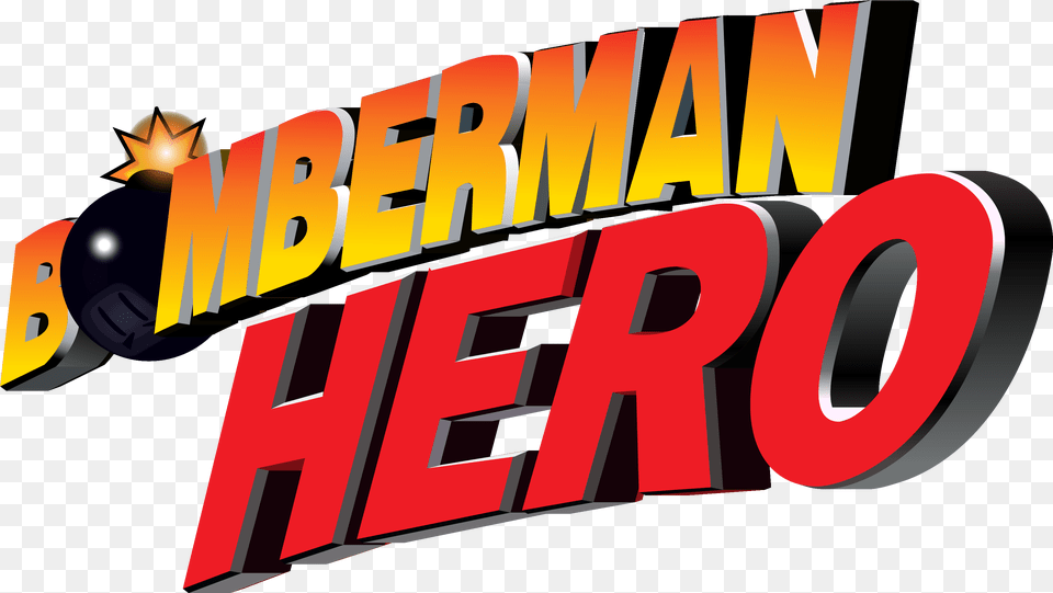 Bomberman Hero Bomberman Hero Logo, Dynamite, Weapon, Text Png Image